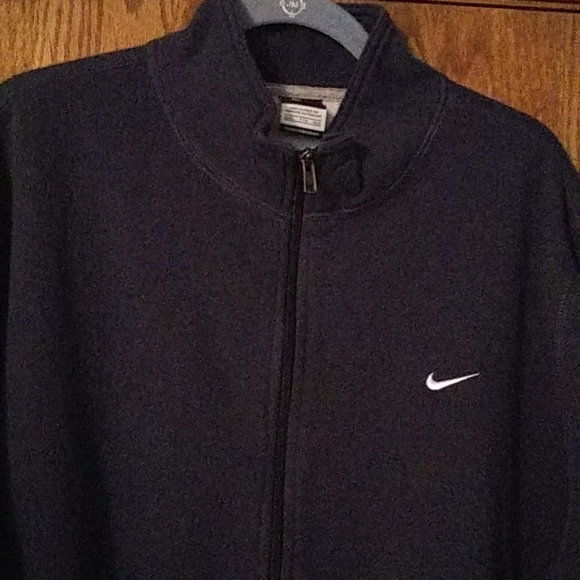 Men's Nike Full Zip Fleece Lined Sweatshirt Jacket - Picture 3 of 8